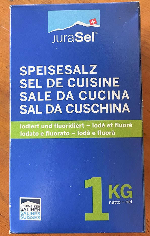 Salz verpackung