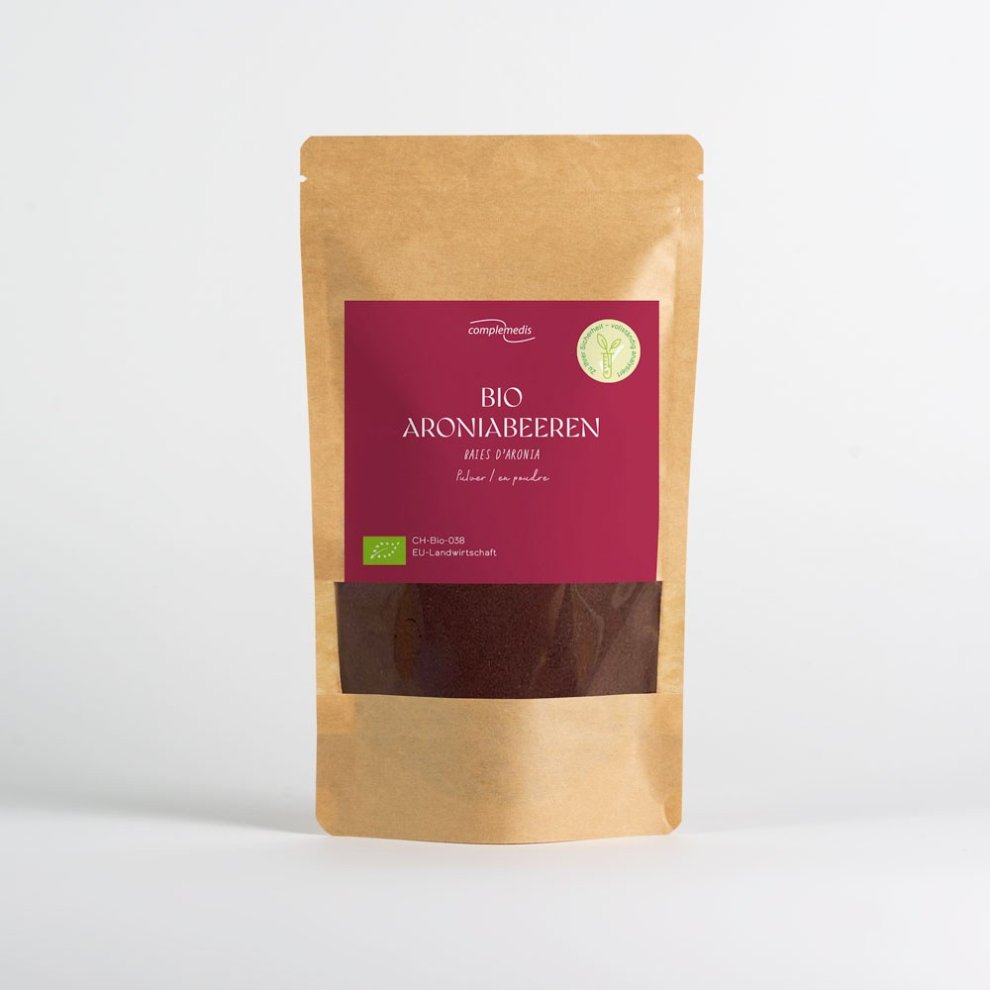 Aronia beeren pulver verpackung